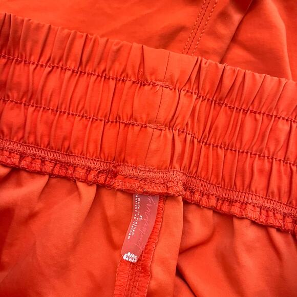 Free People Women’s Orange high Waist Short Sz XS - Picture 10 of 11